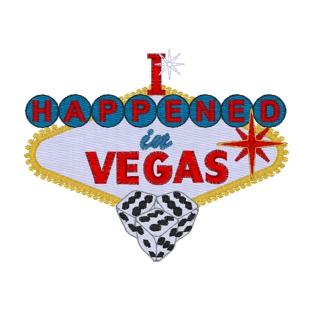 Sayings (3084) I Happened In Vegas 4x4