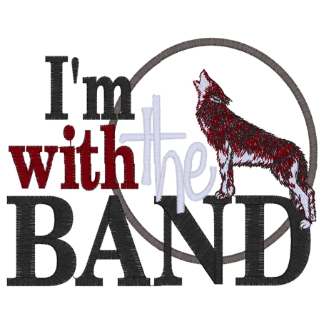 Sayings (3325) I'm with the band 5x7