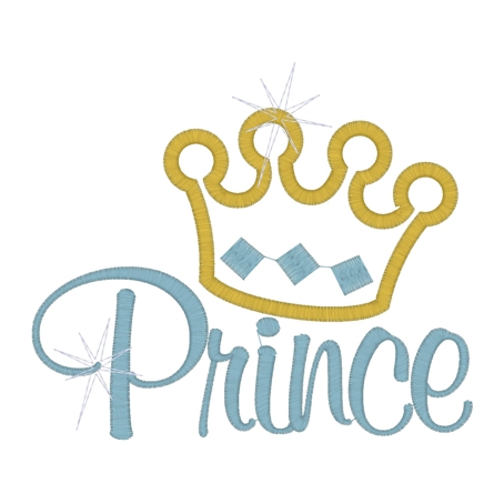 Sayings (3328) Prince Applique 5x7