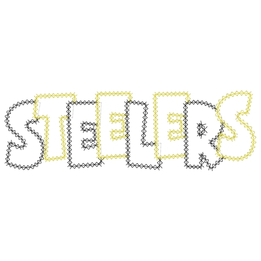 Sayings (3455) ...Steelers Applique 5x7