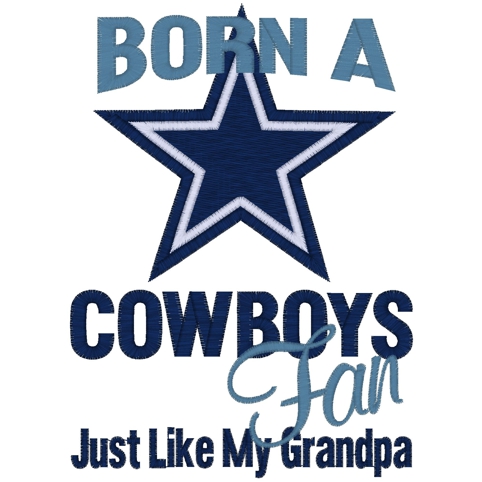 Sayings (3485) ...Cowboys Fan Grandpa 5x7