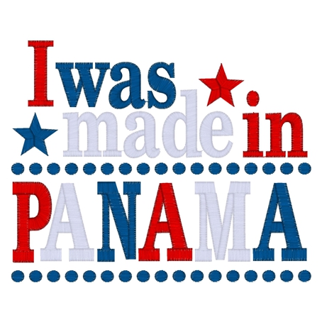 Sayings (3553) ...Made in Panama 5x7