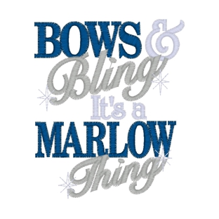 Sayings (3554) ...Bows & Bling Marlow 4x4