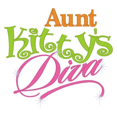 Sayings (3694) ...Aunt Kitty's Diva 5x7