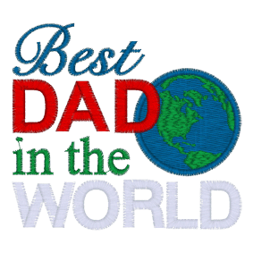 Sayings (A371) Best Dad 4x4
