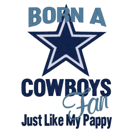Sayings (3724) Cowboys Fan......Pappy 5x7
