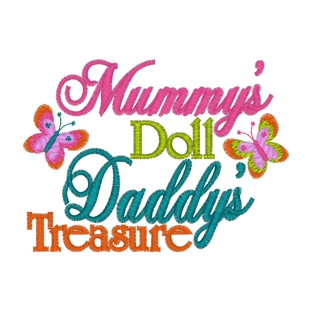 Sayings (3846) Mummy's Doll 4x4