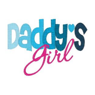 Sayings (3925) Daddy's Girl 4x4