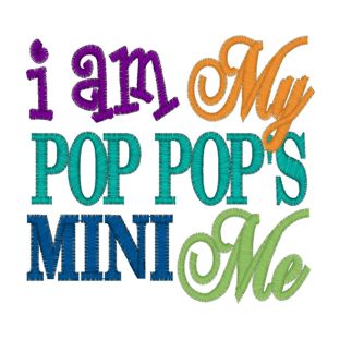 Sayings (4065) Pop Pop's Mini Me 4x4