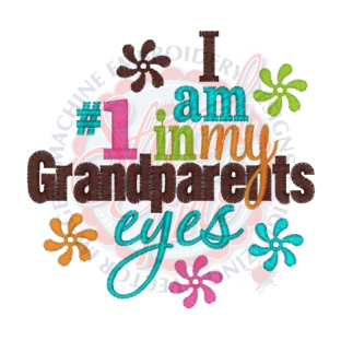 Sayings (4175) #1 In Grandparents Eyes 4x4