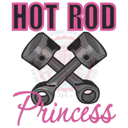 Sayings (4180) Hot Rod Princess 5x7