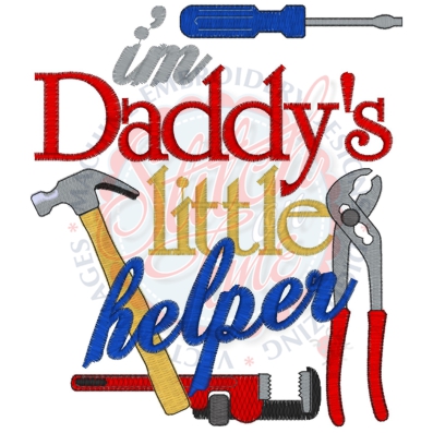 Sayings (4226) Daddys Little Helper 5x7