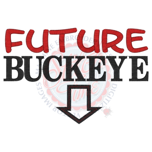 Sayings (4283) Future Buckeye Applique 5x7