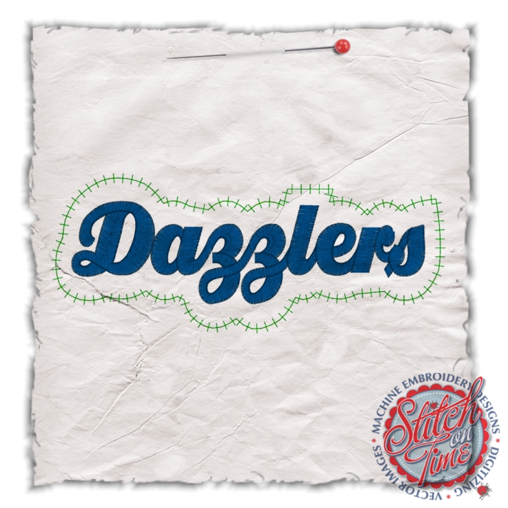 Sayings (4532) Dazzlers Applique 5x7