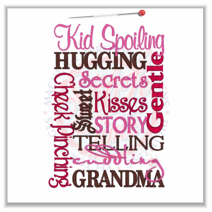 Sayings (4575) Grandma Block 5x7