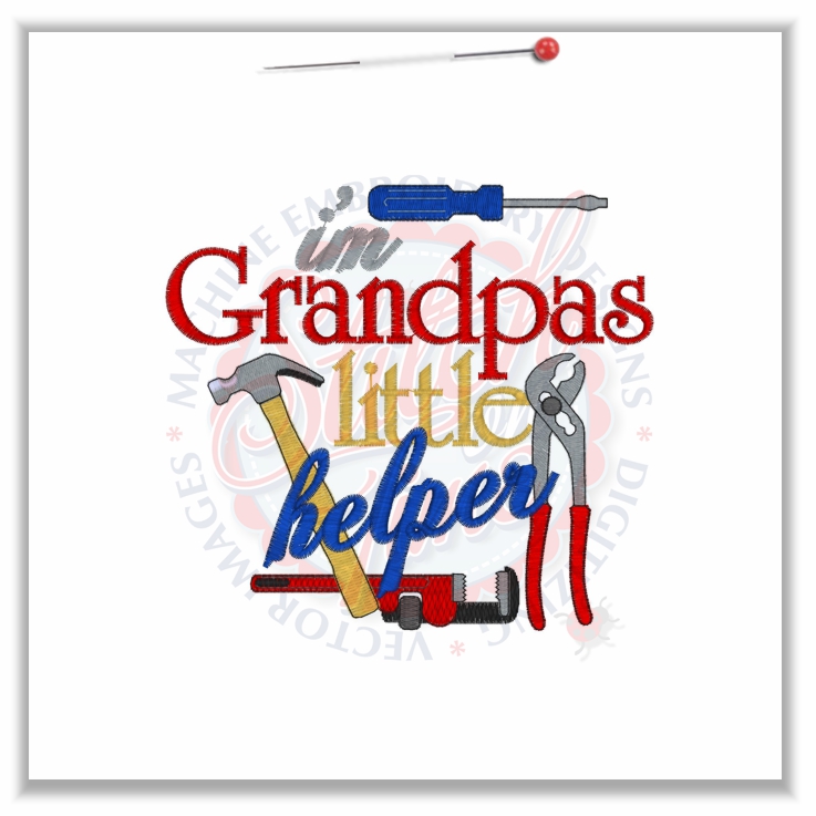 Sayings (4661) Grandpas Little Helper 5x7