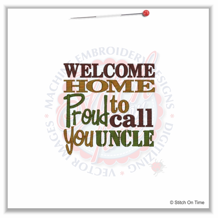 4884 Sayings : Proud To Call You Uncle 4x4