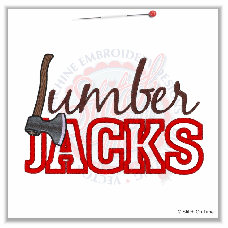 4911 Sayings : Lumberjacks Applique 5x7