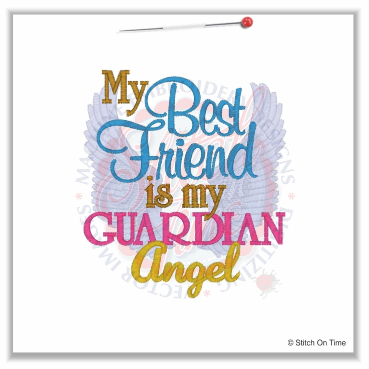 4917 Sayings : Best Friend Guardian Angel 5x7