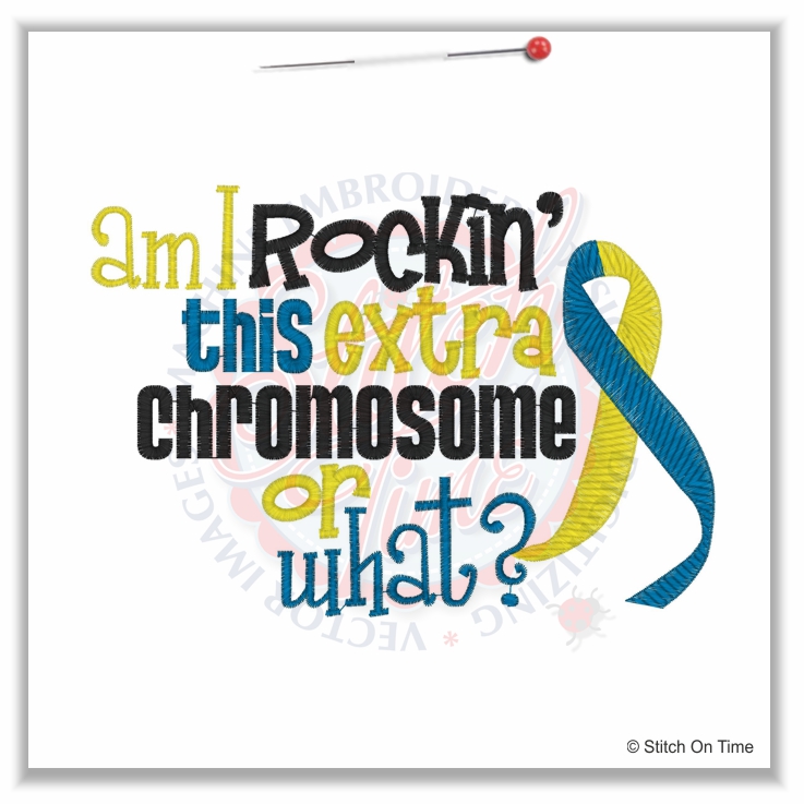 4923 Sayings : Am I Rockin' This Extra Chromosome 5x7