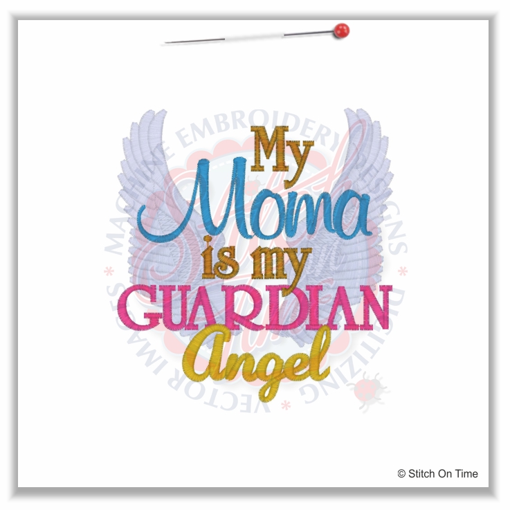 4952 Sayings : Moma Guardian Angel 5x7