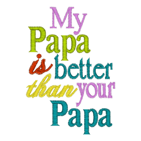 Sayings (A505) Papa 4x4