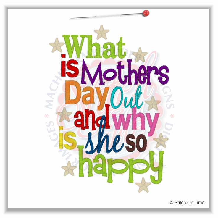 5059 Sayings : Mothers Day Out 5x7
