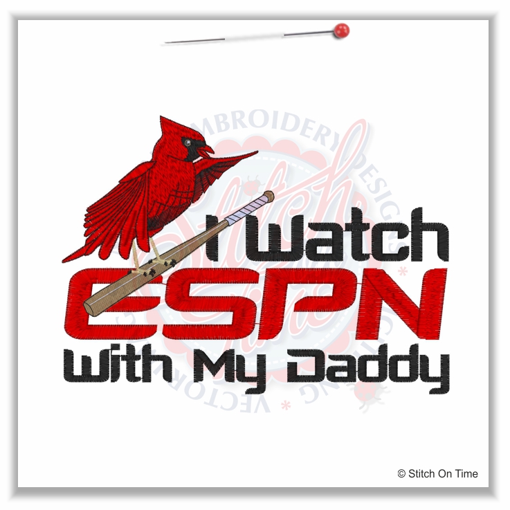 5071 Sayings : I Watch ESPN 5x7
