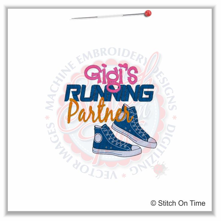 5134 Sayings : Gigi's Running Partner 4x4