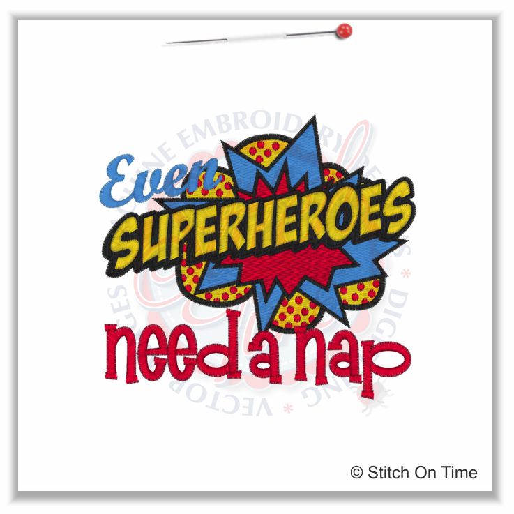5171 Sayings : Even Superheroes Need A Nap 5x7