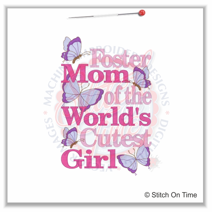 5263 Sayings : Foster Mom 5x7