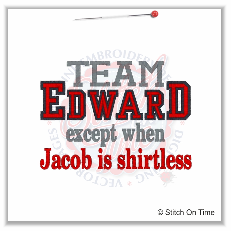 5267 Sayings : Team Edward 5x7