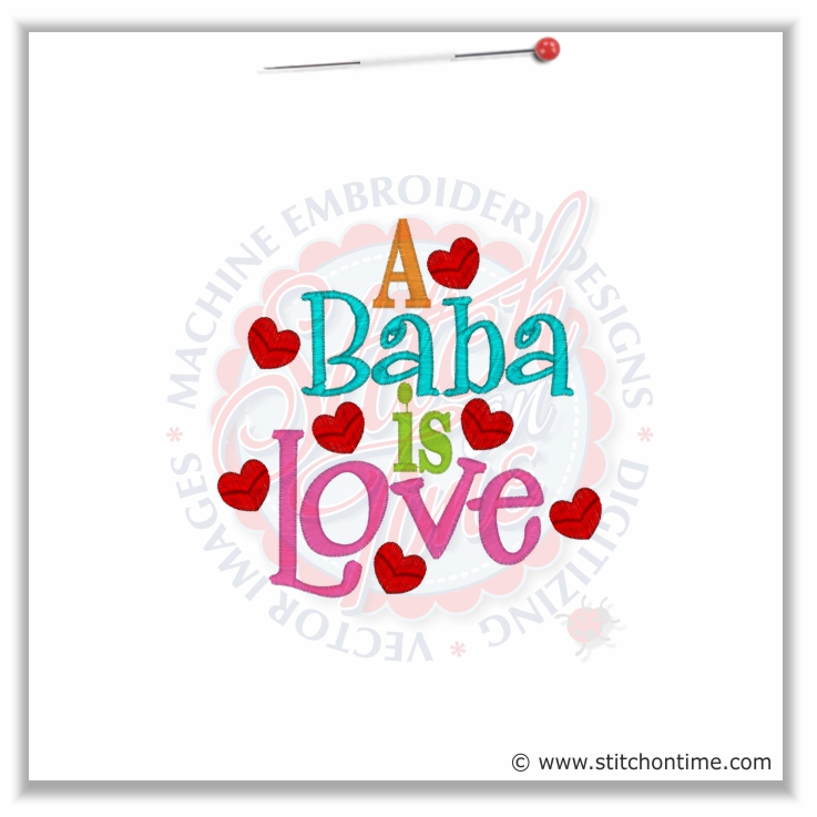 5293 Sayings : A Baba Is Love 5x7