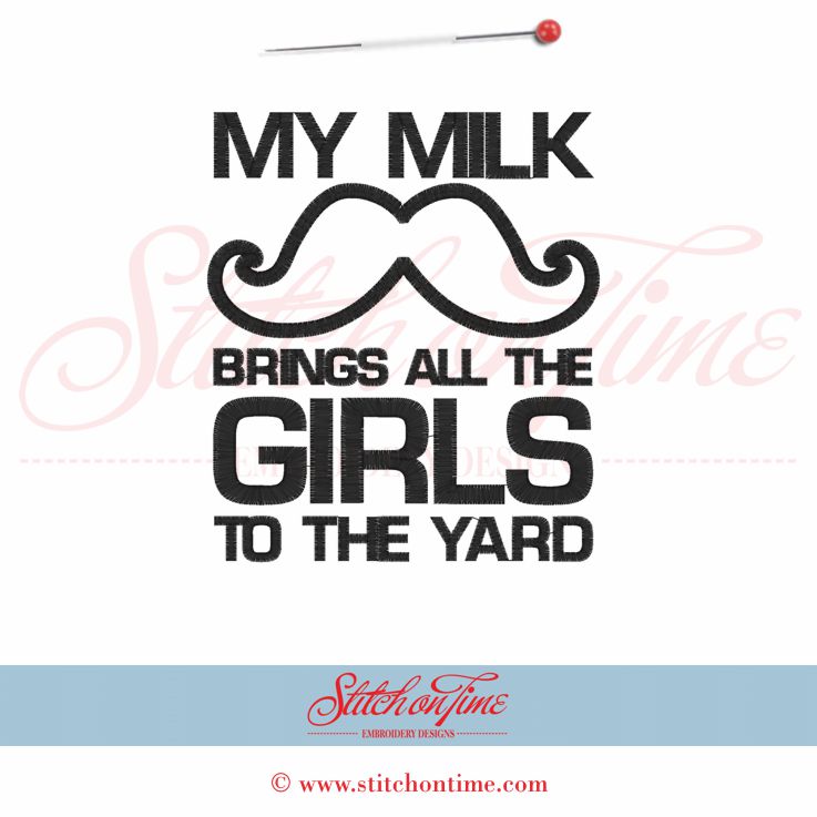 5363 Sayings : My Milk Stache... 5x7