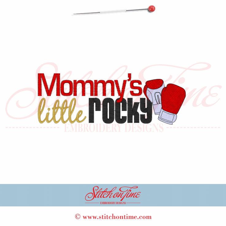 5375 Sayings : Mommy's Little Rocky 5x7