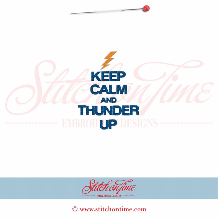 5410 Sayings : Keep Calm And Thunder Up 4x4