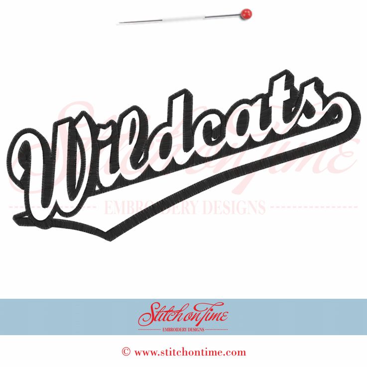 5441 Sayings : Wildcats Applique 6x10