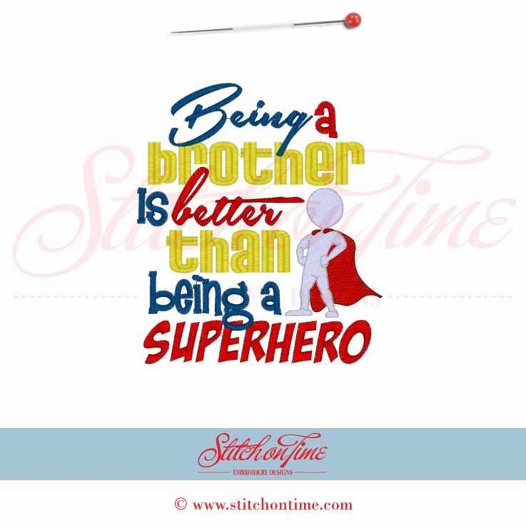 5497 Sayings : Brother Superhero 5x7