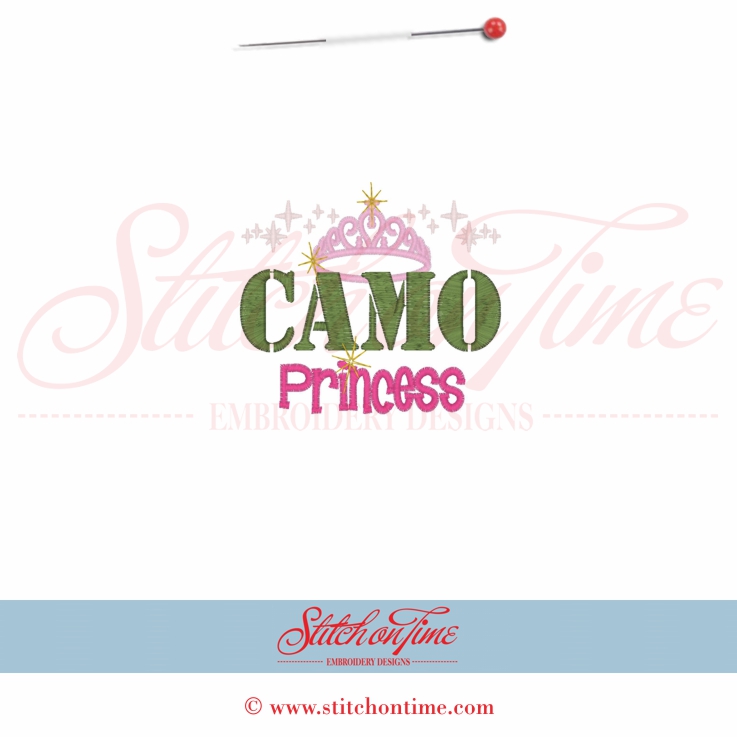 5506 Sayings : Camo Princess 4x4