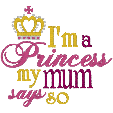 Sayings (A553) Princess 5x7