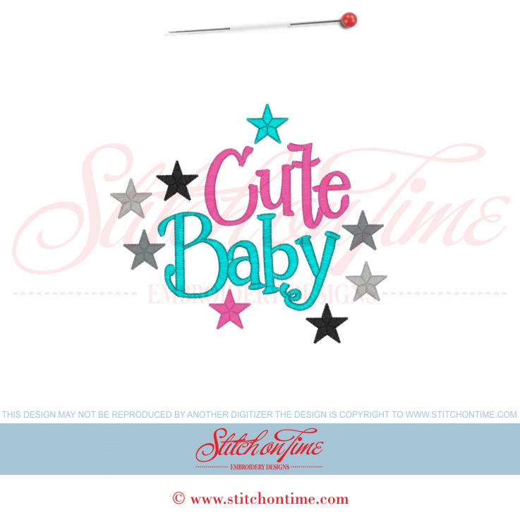 5614 Sayings : Cute Baby 5x7