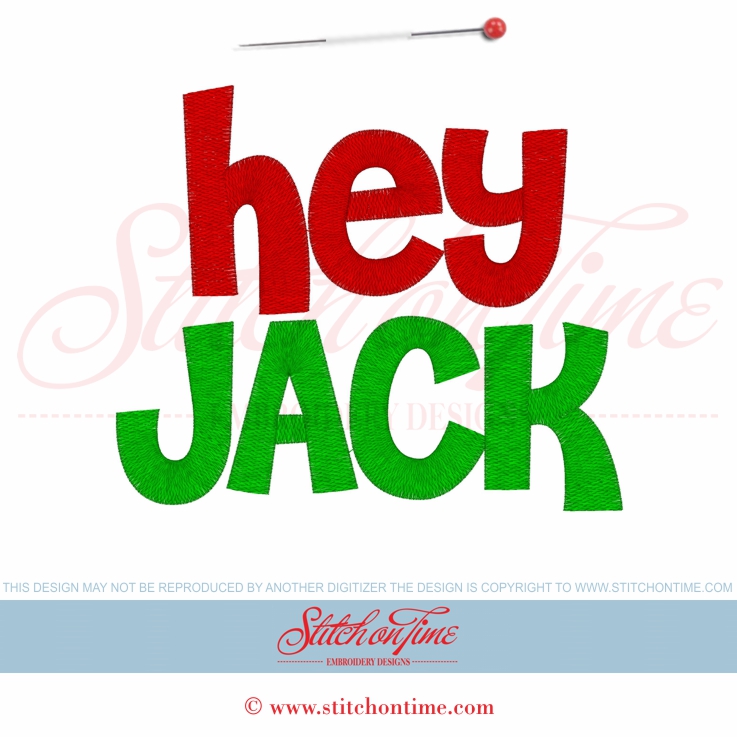 5703 Sayings : Hey Jack 6x10