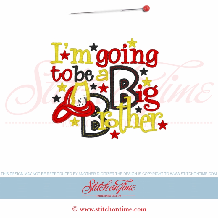 5744 Sayings : I'm Going To Be A Big Brother 5x7