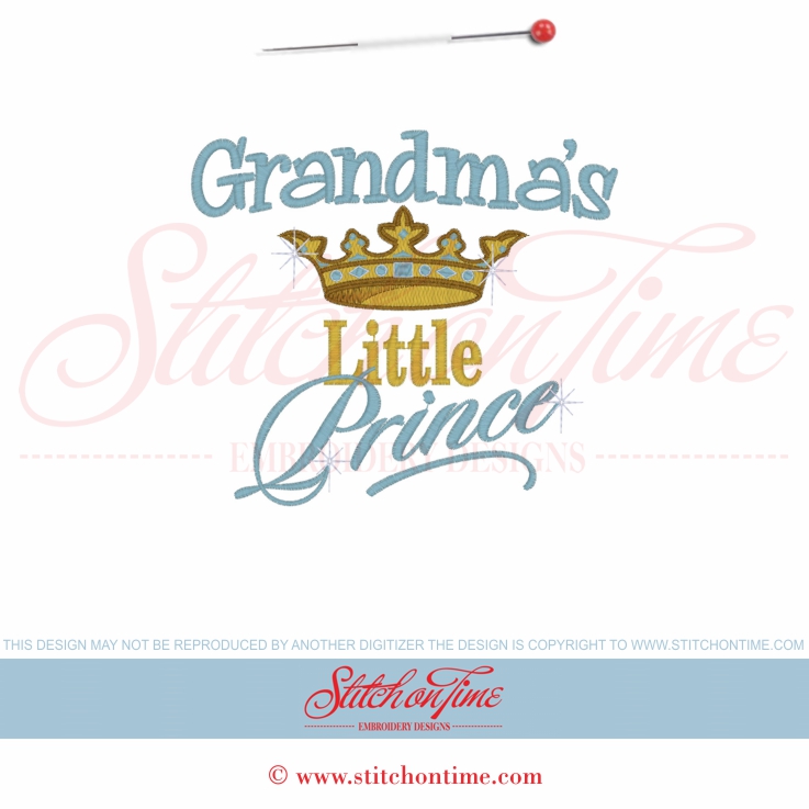 5756 Sayings : Grandma's Little Prince 5x7