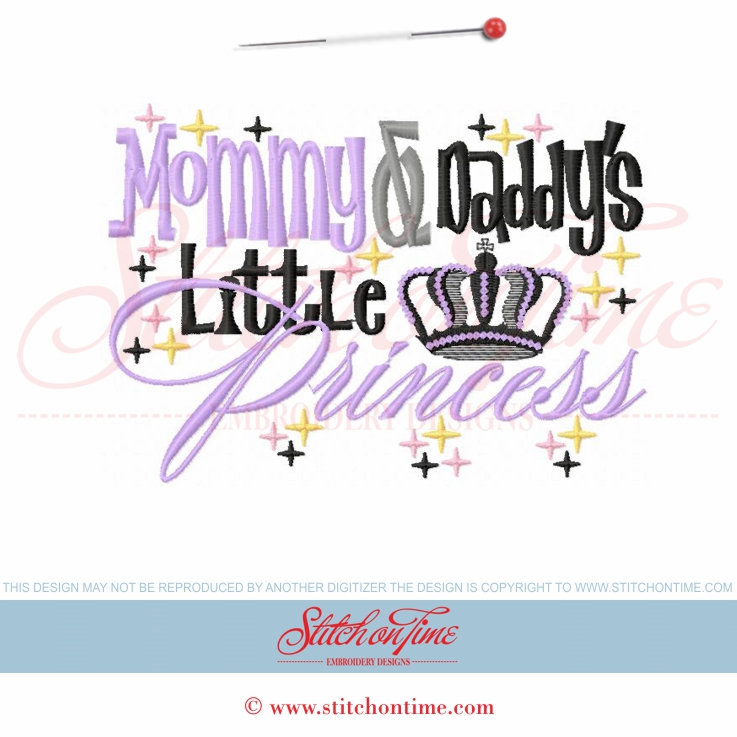 5759 Sayings : Mommy & Daddy's Little Princess 5x7