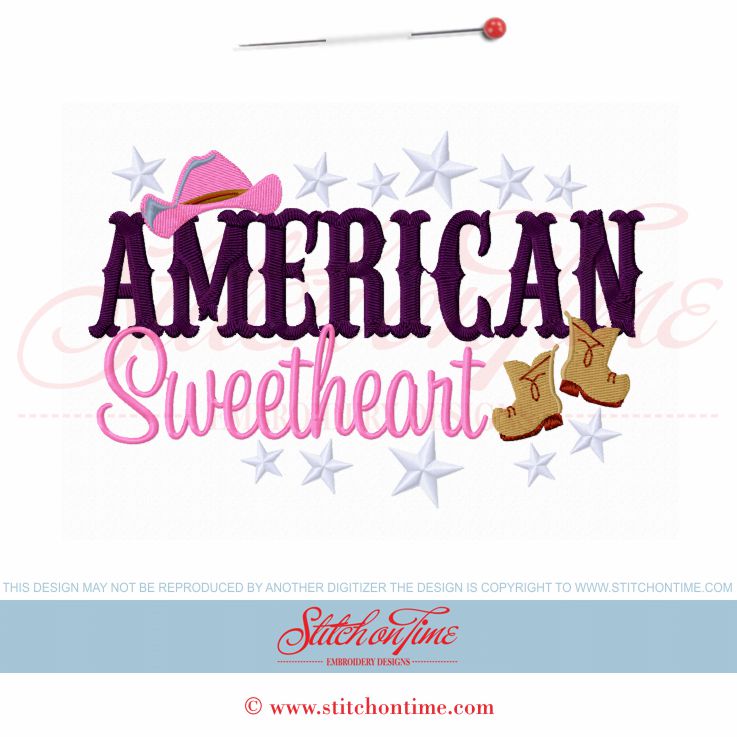 5900 Sayings : American Sweetheart 5x7
