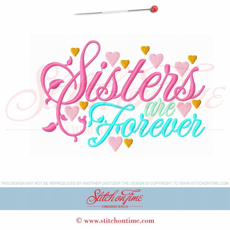 5930 Sayings : Sister Are Forever 5x7
