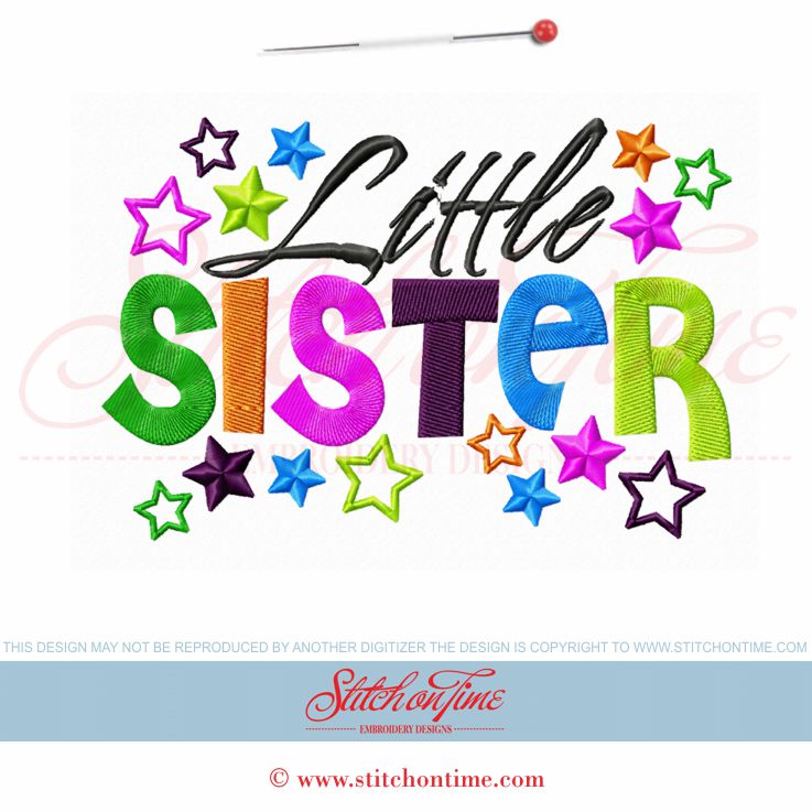 5975 Sayings : Little Sister 5x7