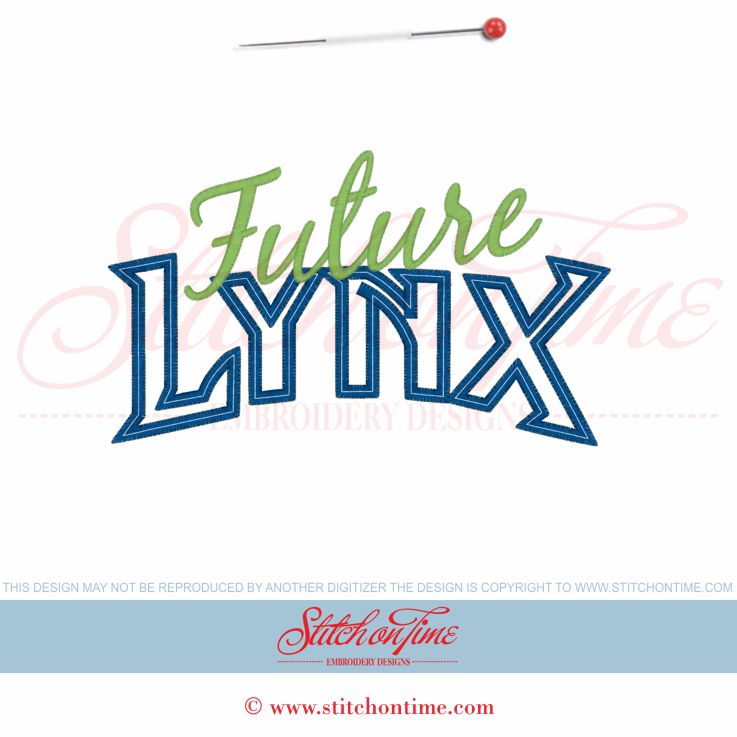 5986 Sayings : Future Lynx Applique 5x7