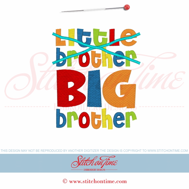 6037 Sayings : Little Brother Big Brother 5x7